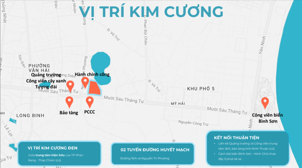 Vị trí chung cư Hacom Tower Phan Rang